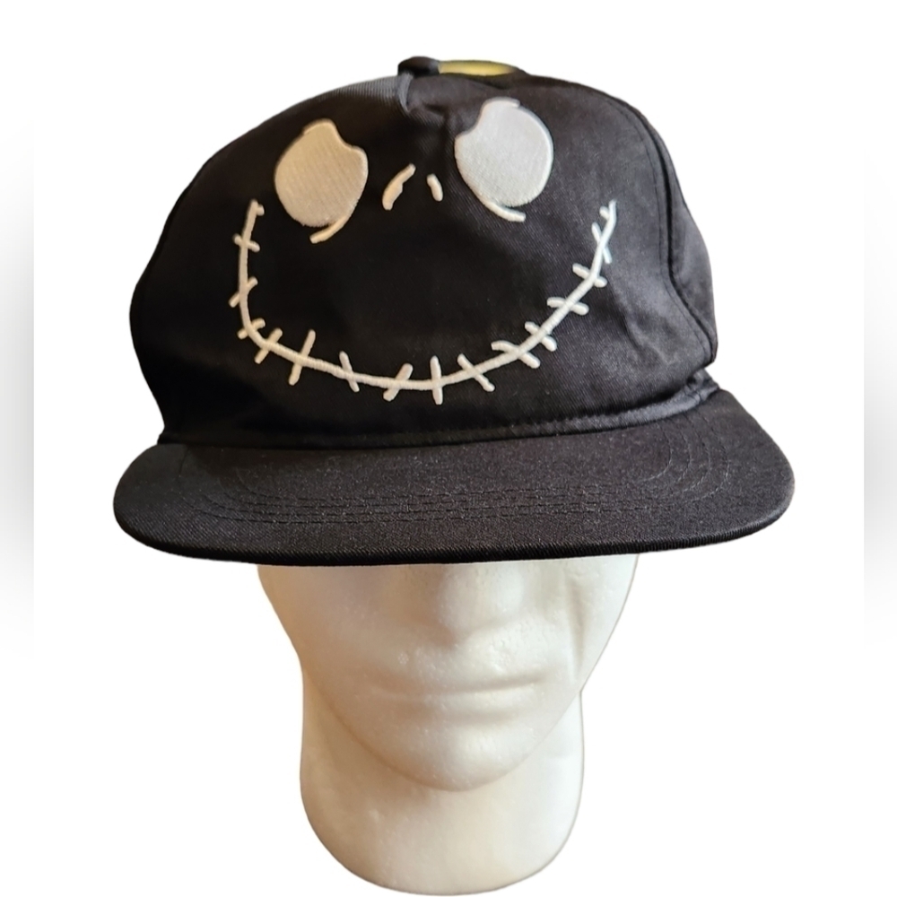 Black Nightmare Before Christmas Jack Skellington Snapback Baseball Hat OSFA